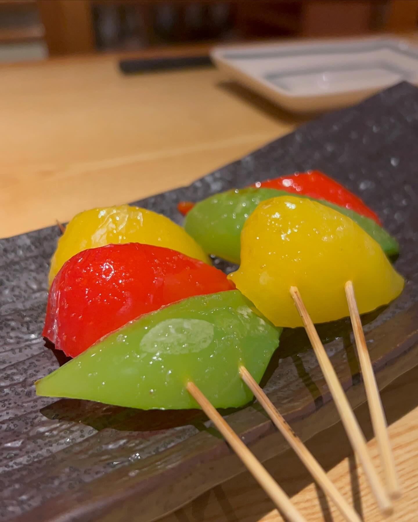 【季節の串焼き】カラフルパプリカ!
